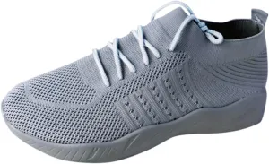 Women's Woven Orthopedic Breathable Soft Shoes Non Slip Work Shoes Women Jogging Slip On Shoes Casual Dress Sneakers Black Tennis Shoe Loafers Dress Shoe