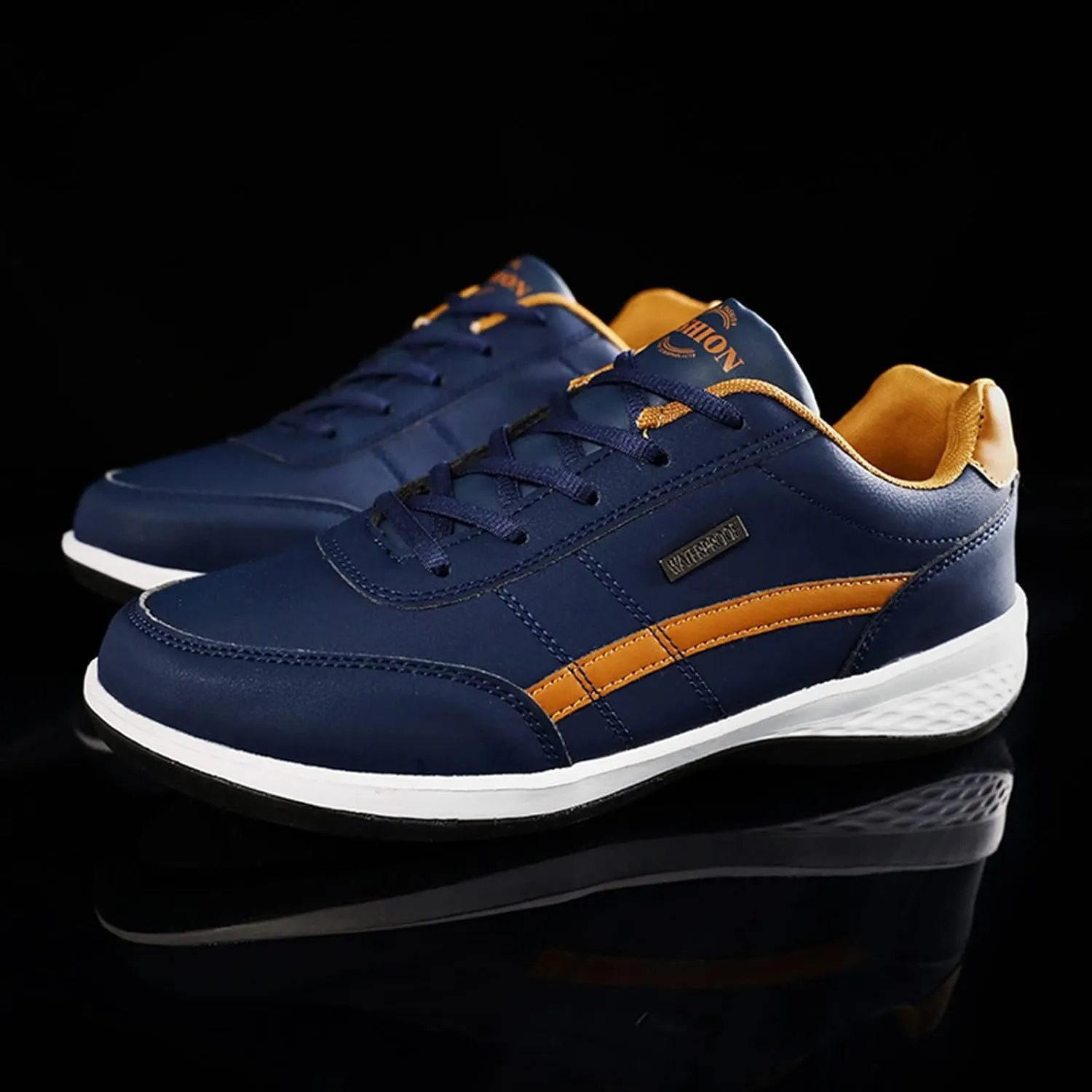 Workout Athletic Sport Shoes for Men Lightweight Breathable Walking Shoe Gym Tennis Business Formal Dress Shoes