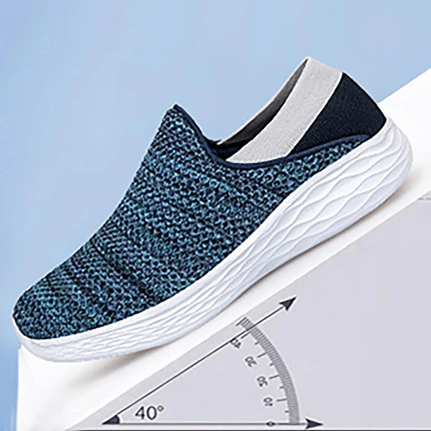 Workout Athletic Sport Shoes for Men Lightweight Breathable Walking Shoe Gym Tennis Lightweight Minimalist Shoes